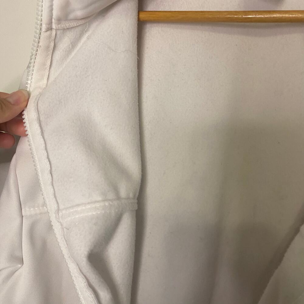 Team USA Olympic Committee White Full Zip Track Jacket Large Winter Olympics - Picture 9 of 15